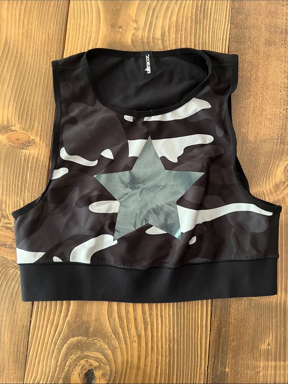 Ultracor Camo Sports Top with Contrast Band